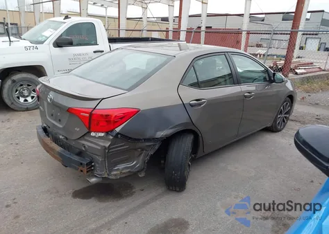 2017 Toyota Corolla L из США, поврежденный, VIN 2T1BURHEXHC864735